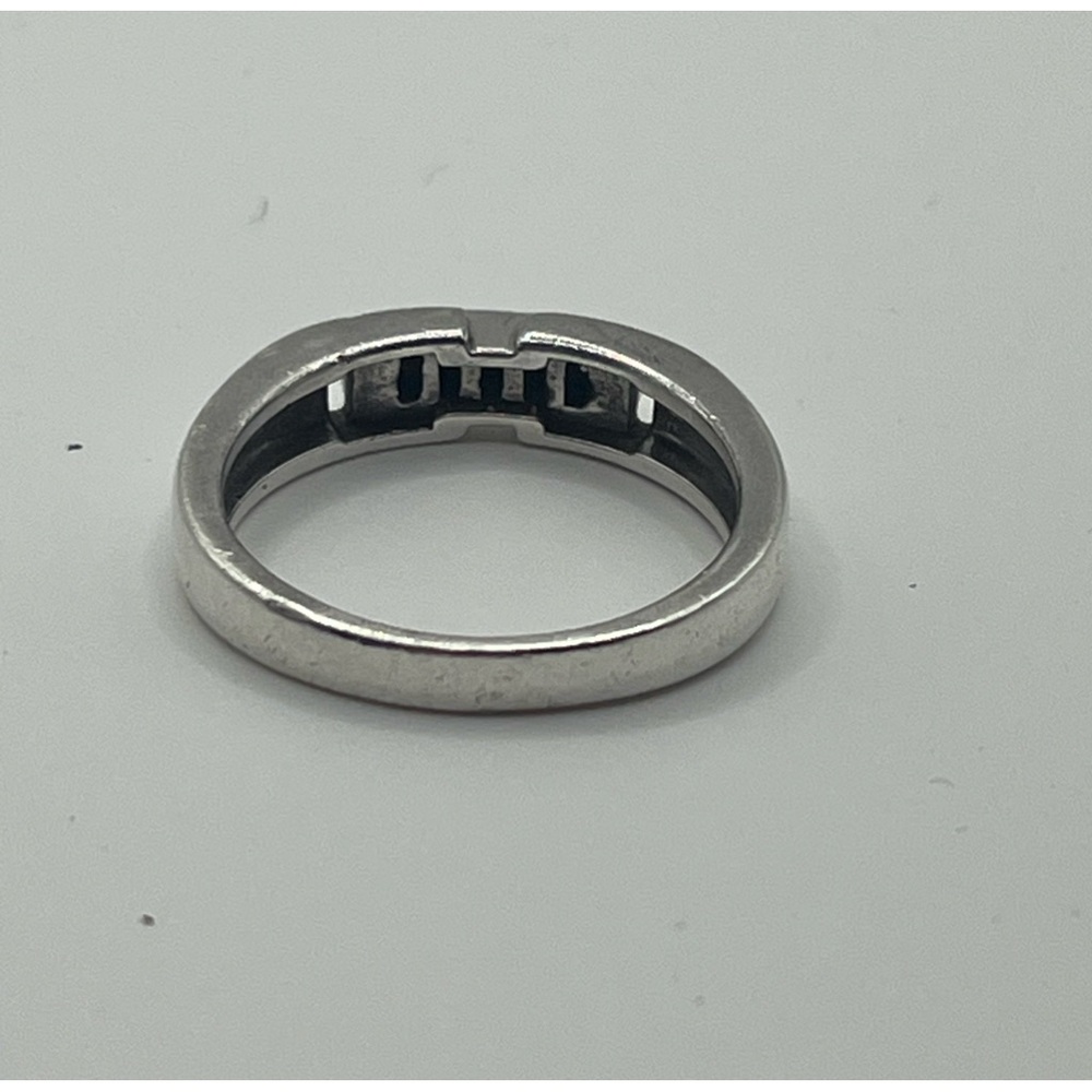 Genuine Rhodium Diamond Ring - Picture 2 of 3
